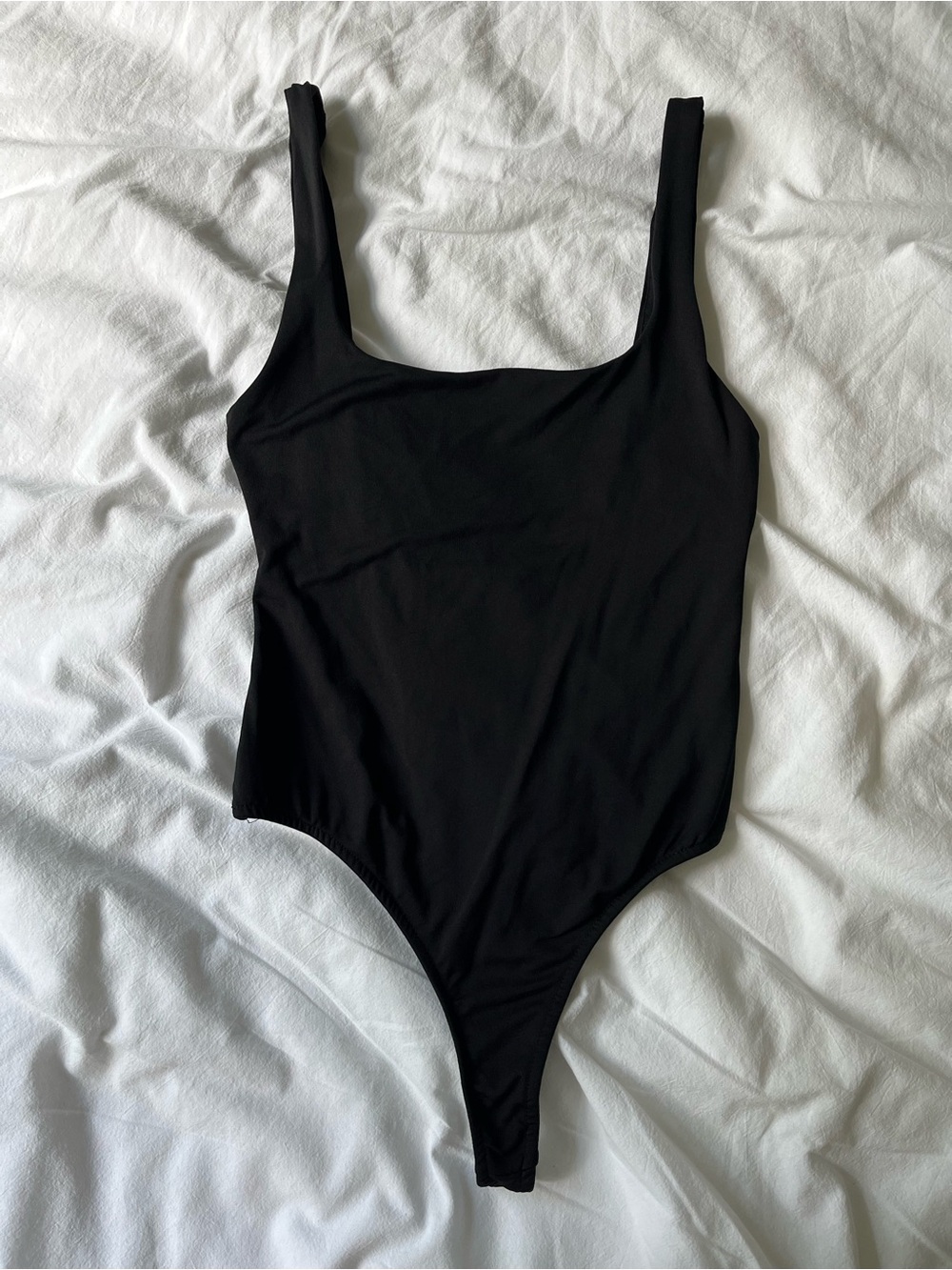 Zara black stretch bodysuit medium